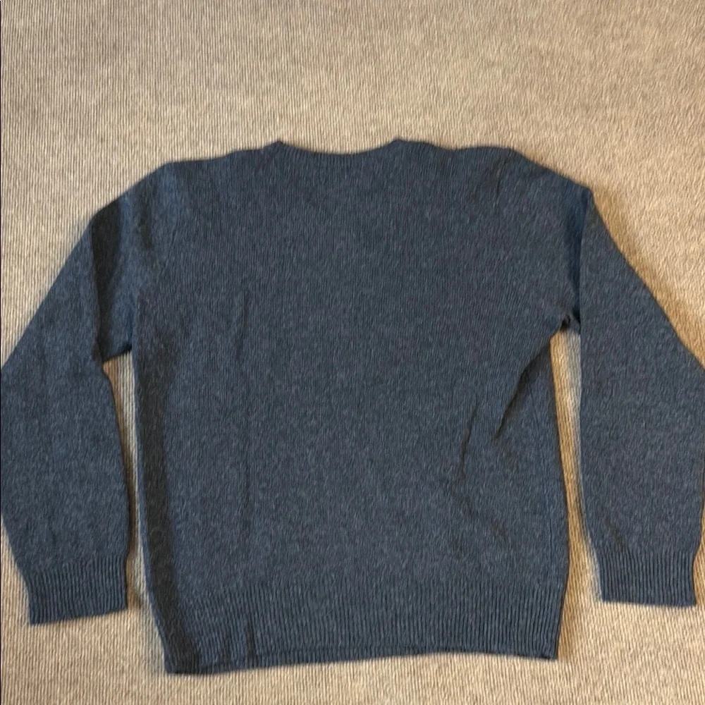 Polo Ralph Lauren Sweater Men’s Large 100% Lambswool Long Sleeve Vintage Black M